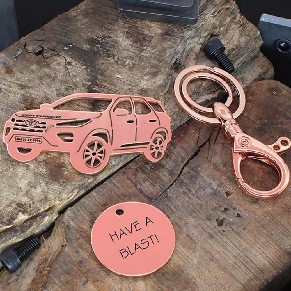 Personalized car keychain under luxury gift category