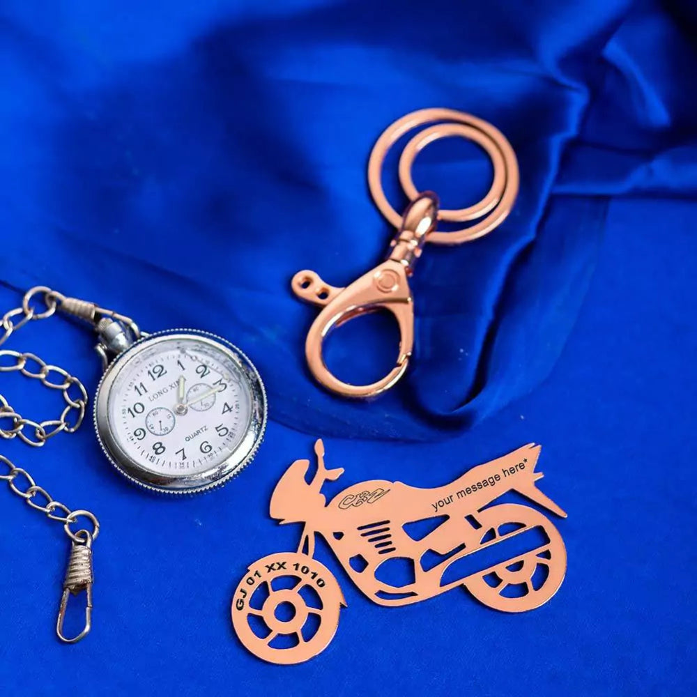 Engraved Hero CBZ keychain – a timeless keepsake for riders