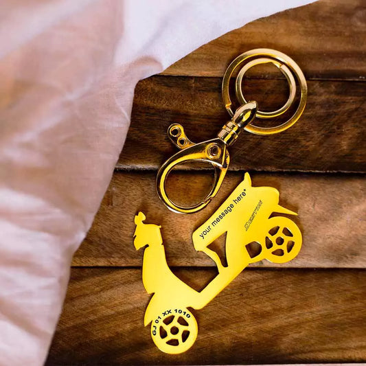 Hero Destini 125 scooter keychain – thoughtful gift for daily riders