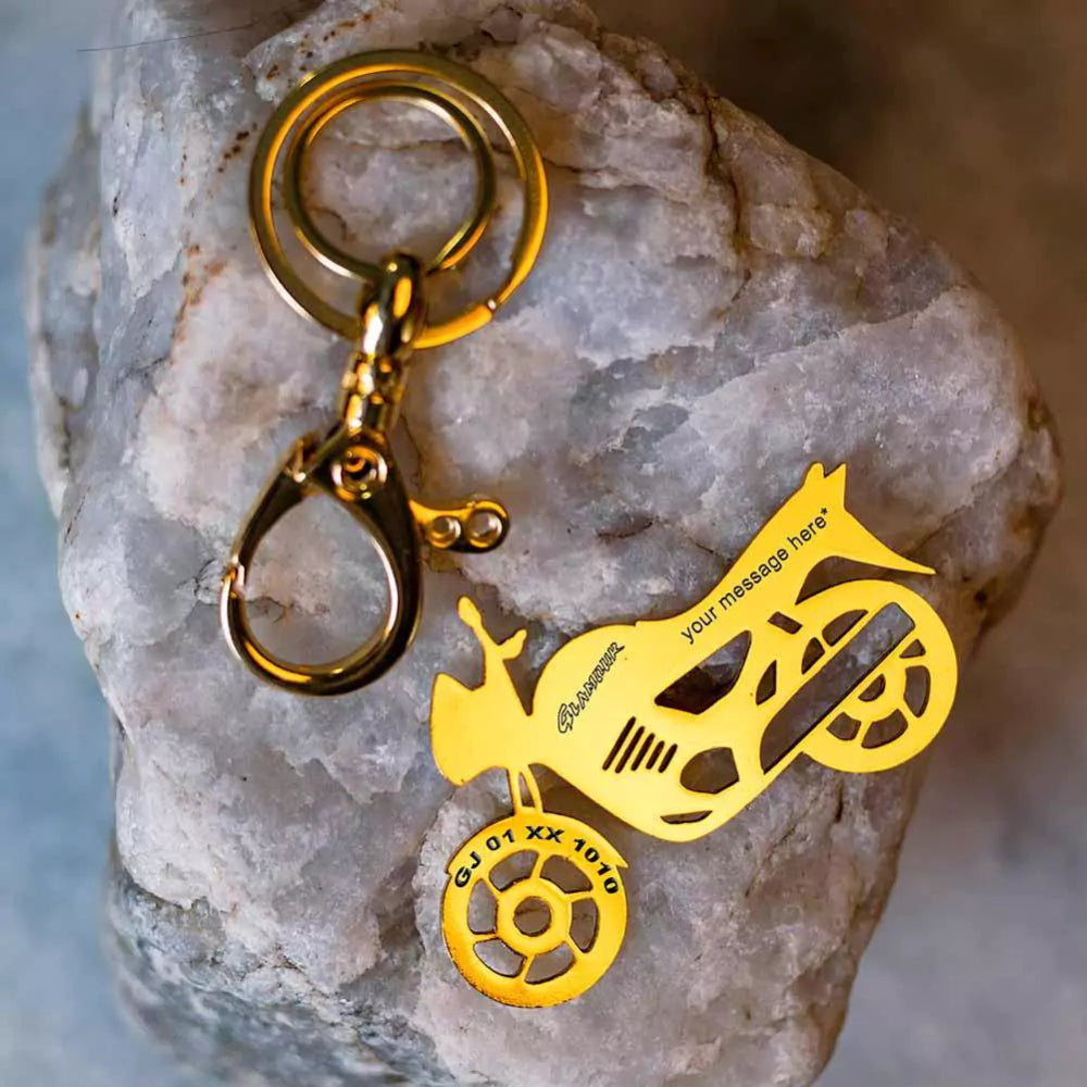 Gift-ready Hero Glamour keychain for birthdays and special moments