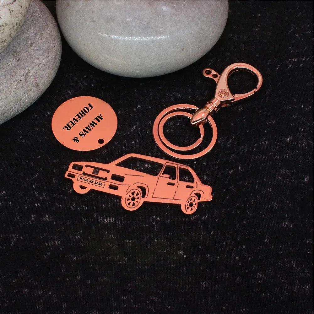Contessa keychain gift for best friend, custom engraving