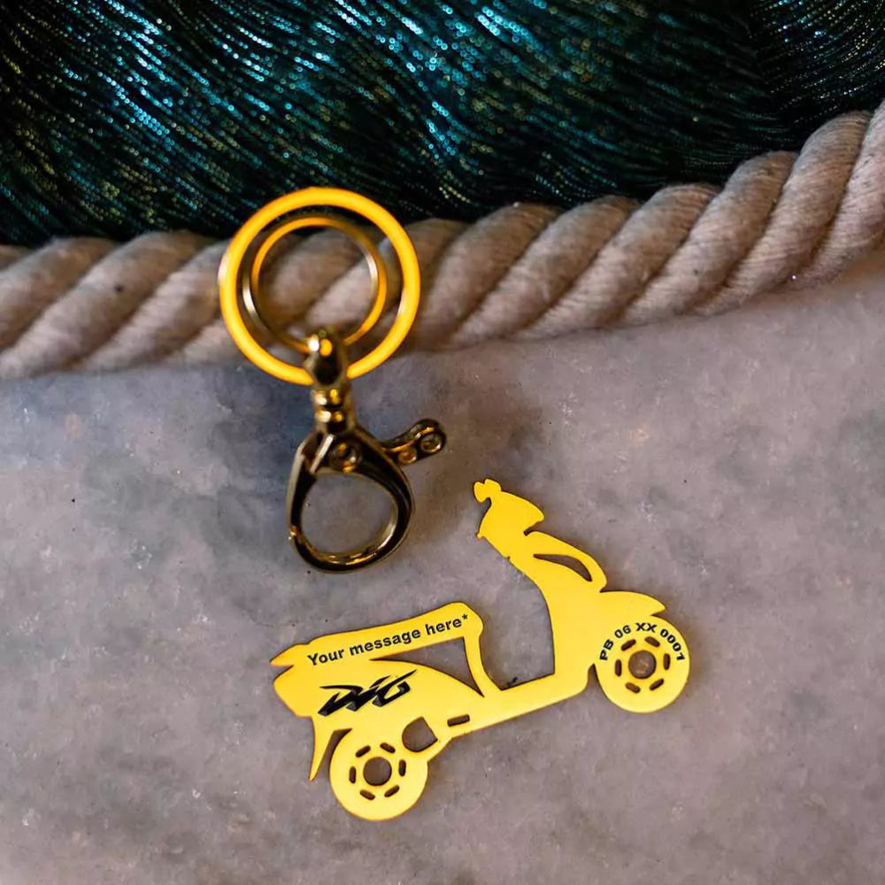 Honda DIO Keychain Gold