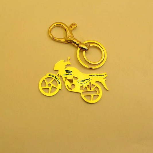 Honda SP 125 personalised keychain with name – thoughtful gift for bike lovers