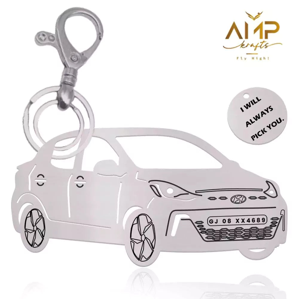 Hyundai Aura Keychain