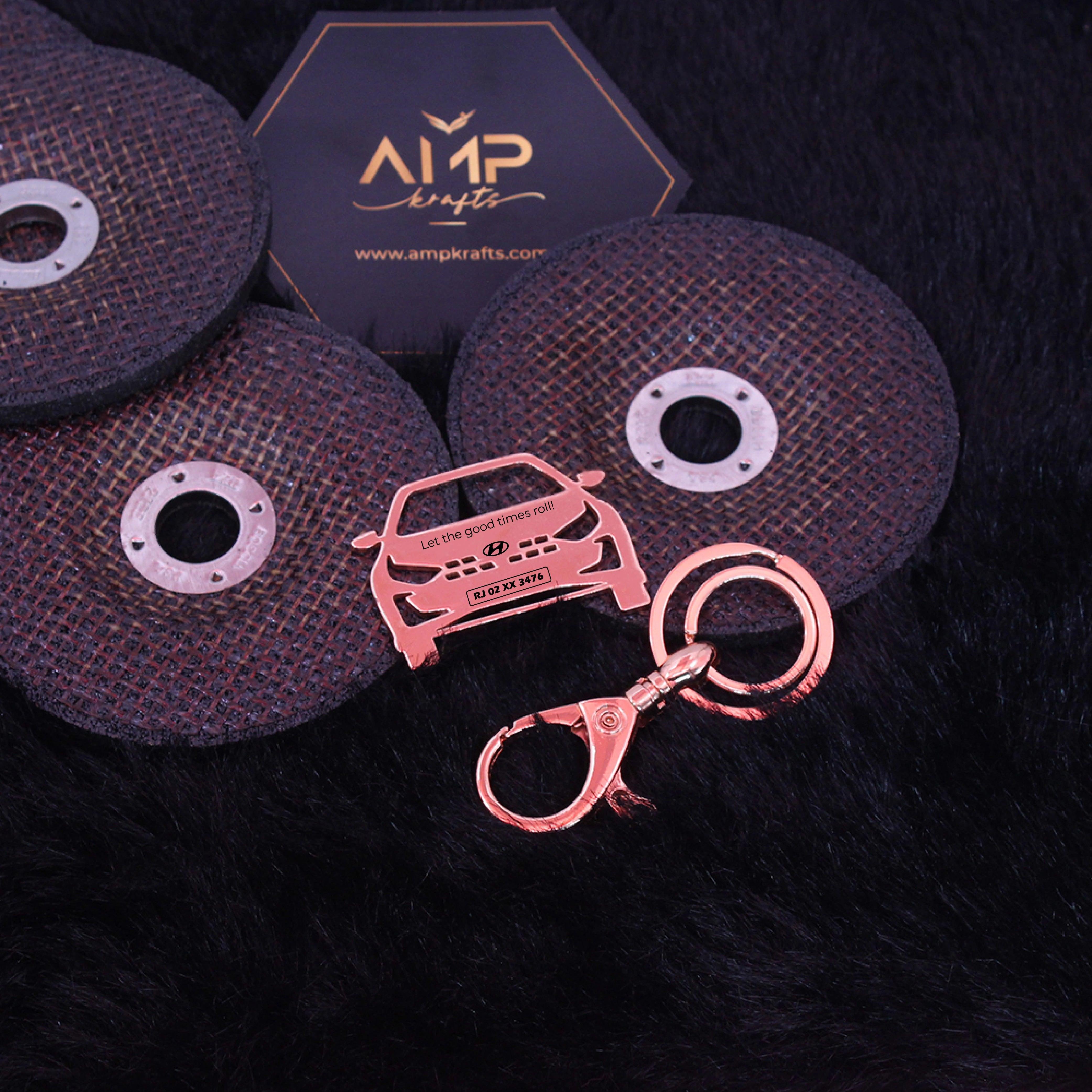 Hyundai i20 N Line Keychain - Personalized keychains 