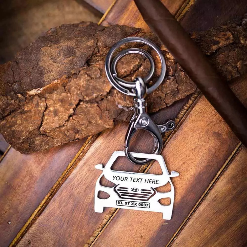 Custom engraved Verna key accessory, perfect for birthdays or milestones