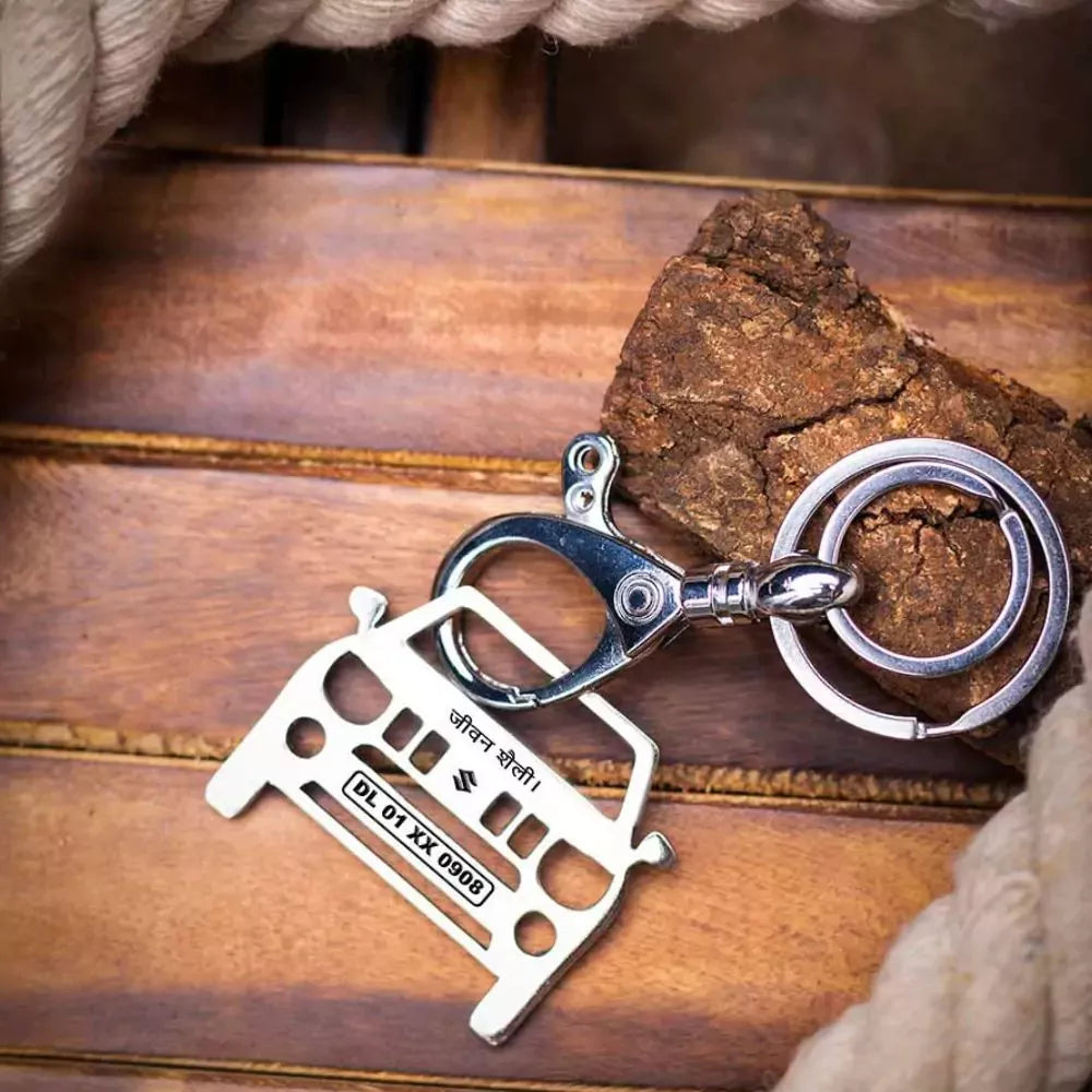 Maruti Suzuki Ignis personalized keychain, practical accessory for daily drives