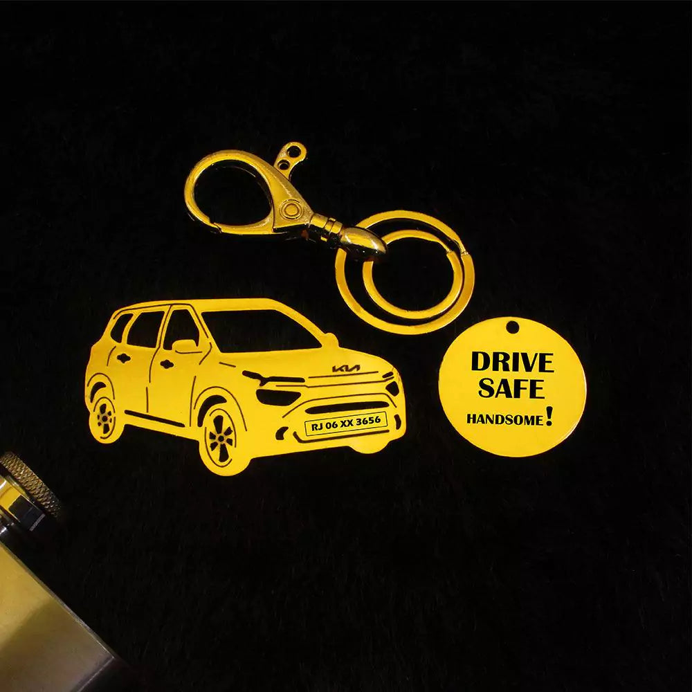 Personalised Car Keychain KIA CARENS KEYCHAINS – Ampkrafts