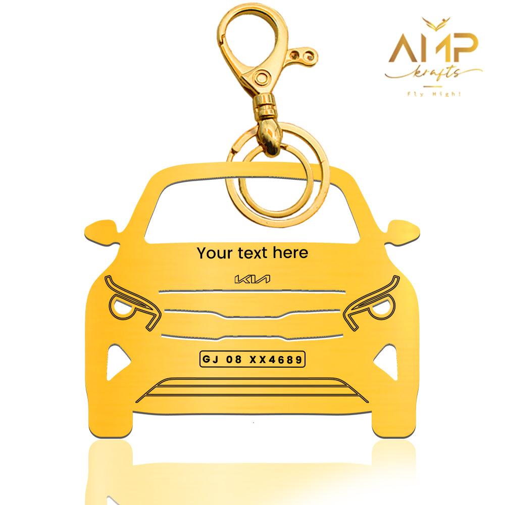 Personalized Car Keychain | Name & Number Personalized | USA, Kia Forte 2021