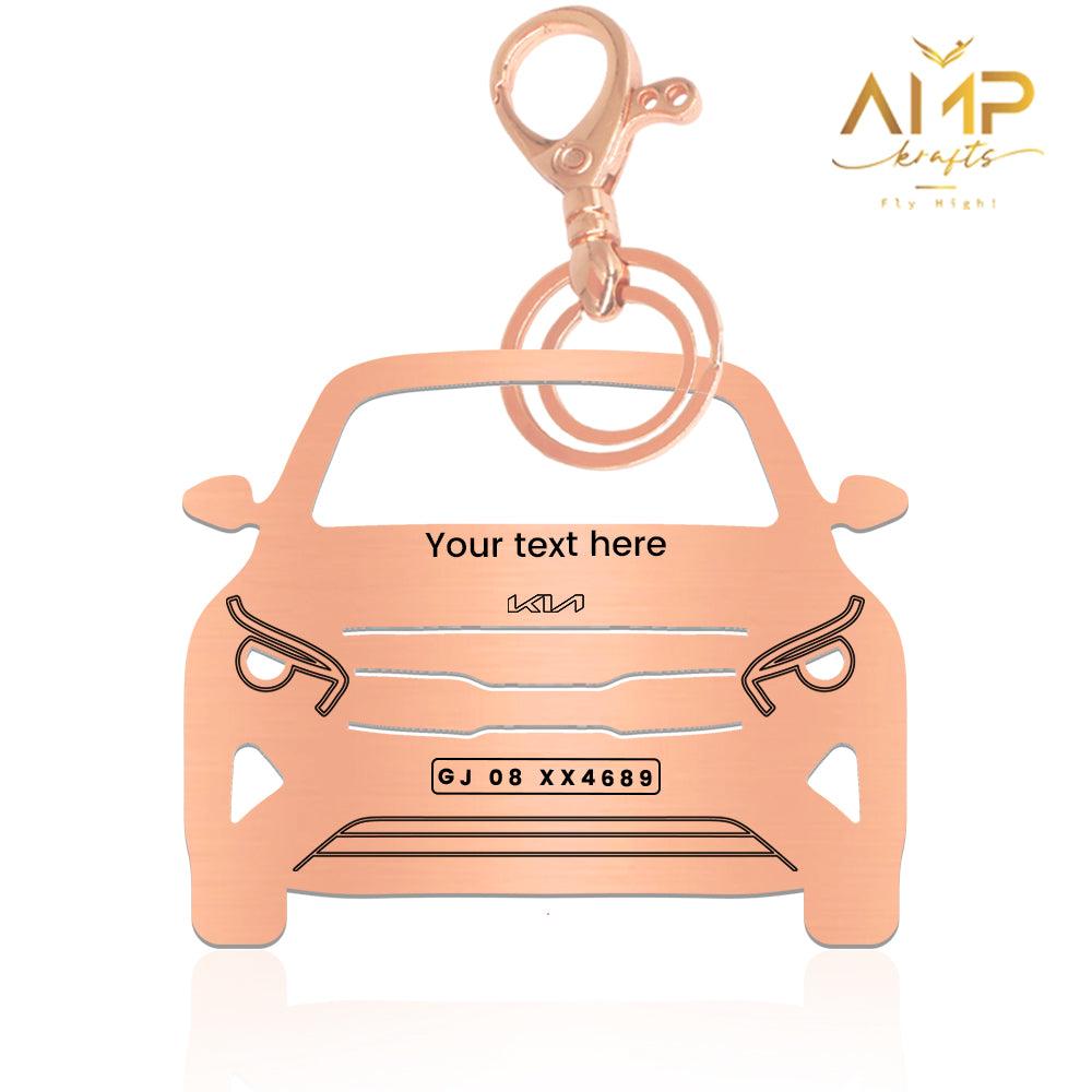 Personalized Car Keychain | Name & Number Personalized | USA, Kia Forte 2021