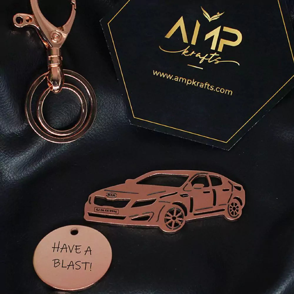Custom Optima keychain, practical add-on for car owners