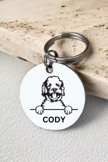 Labradoodle Dog Collar Personalized