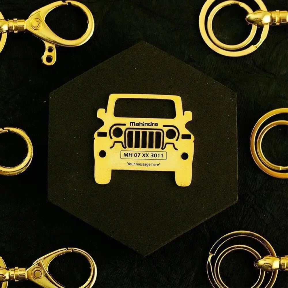 Mahindra Thar car keychain – perfect gift for off-road lovers