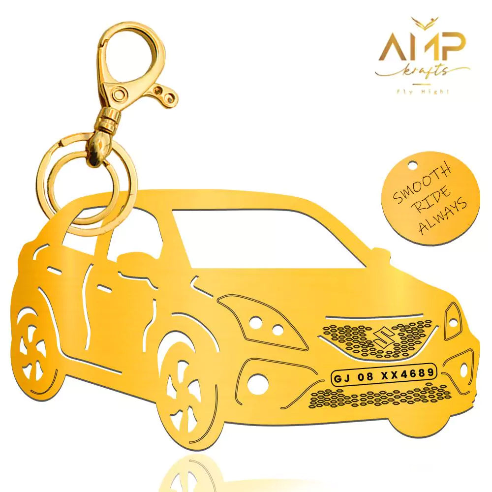 Maruti Suzuki Baleno 2022 metal keychain, durable and stylish
