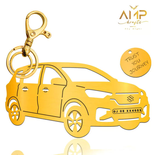 Maruti Suzuki Ertiga 2022 personalized keychain with custom engraved name tag