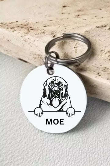 Mastiffs Dog Collar Personalized