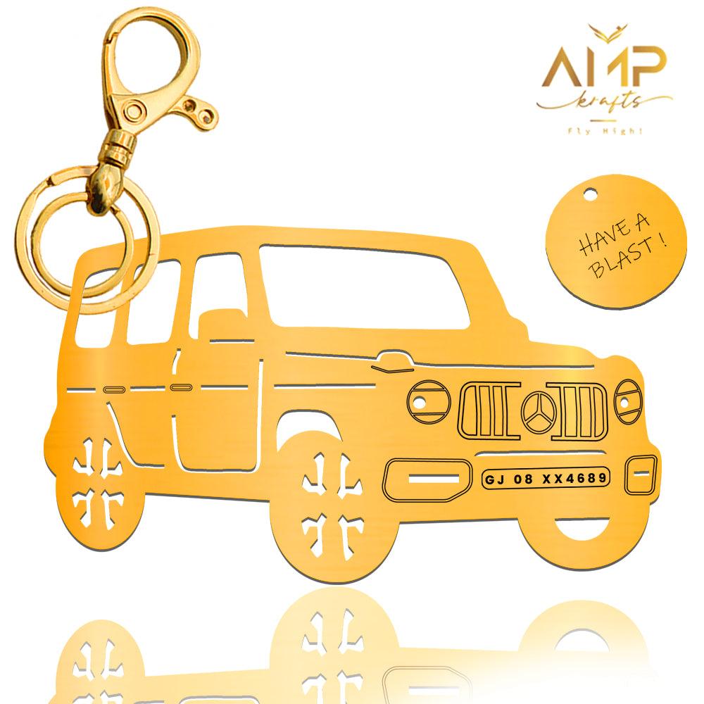 Mercedes G63 AMG Keychain | Personalized Keychain