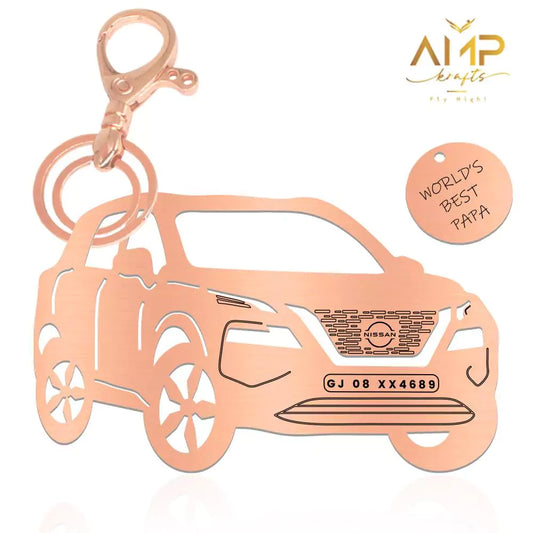 Nissan X-Trail personalized keychain gift for SUV owners