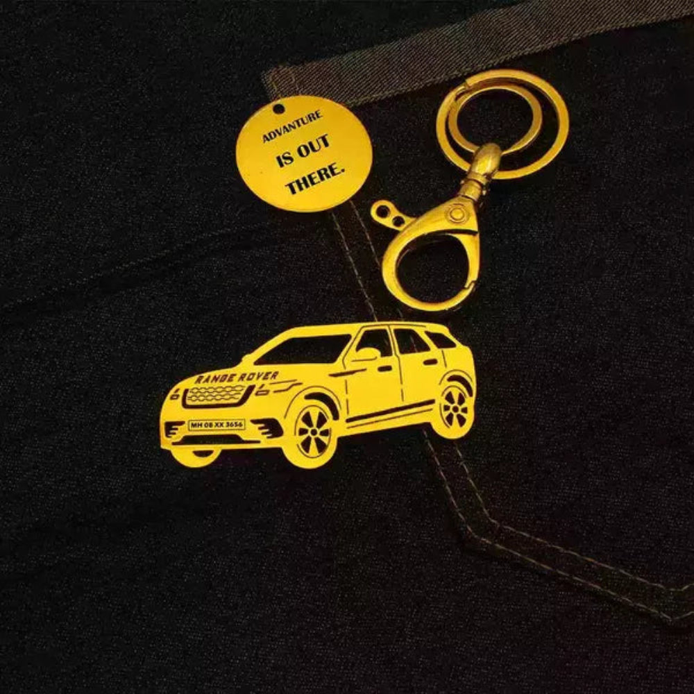 Range Rover Velar metal key holder, premium keepsake for daily drives