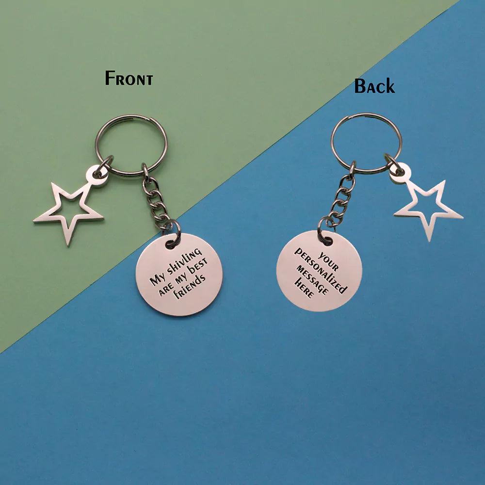 Sibling Stars Keychain