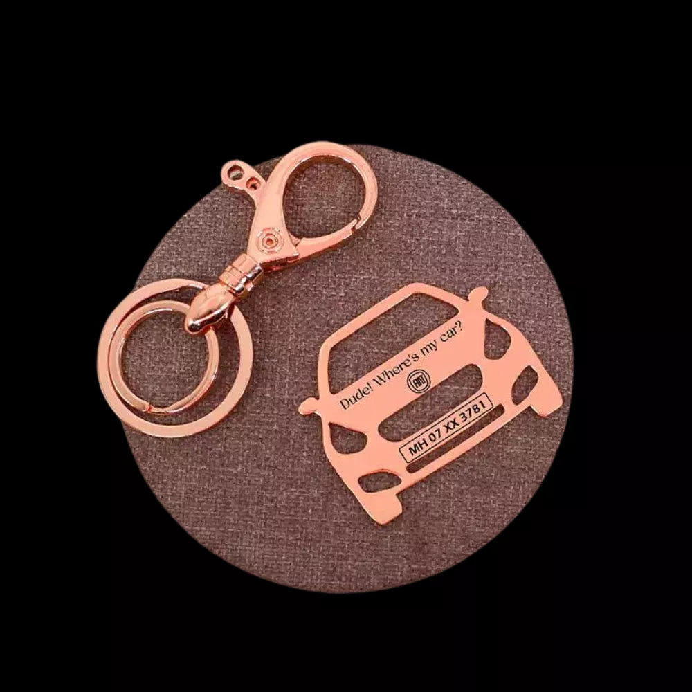 Personalized key tag for Punto Evo 2018, small gift with big feelings