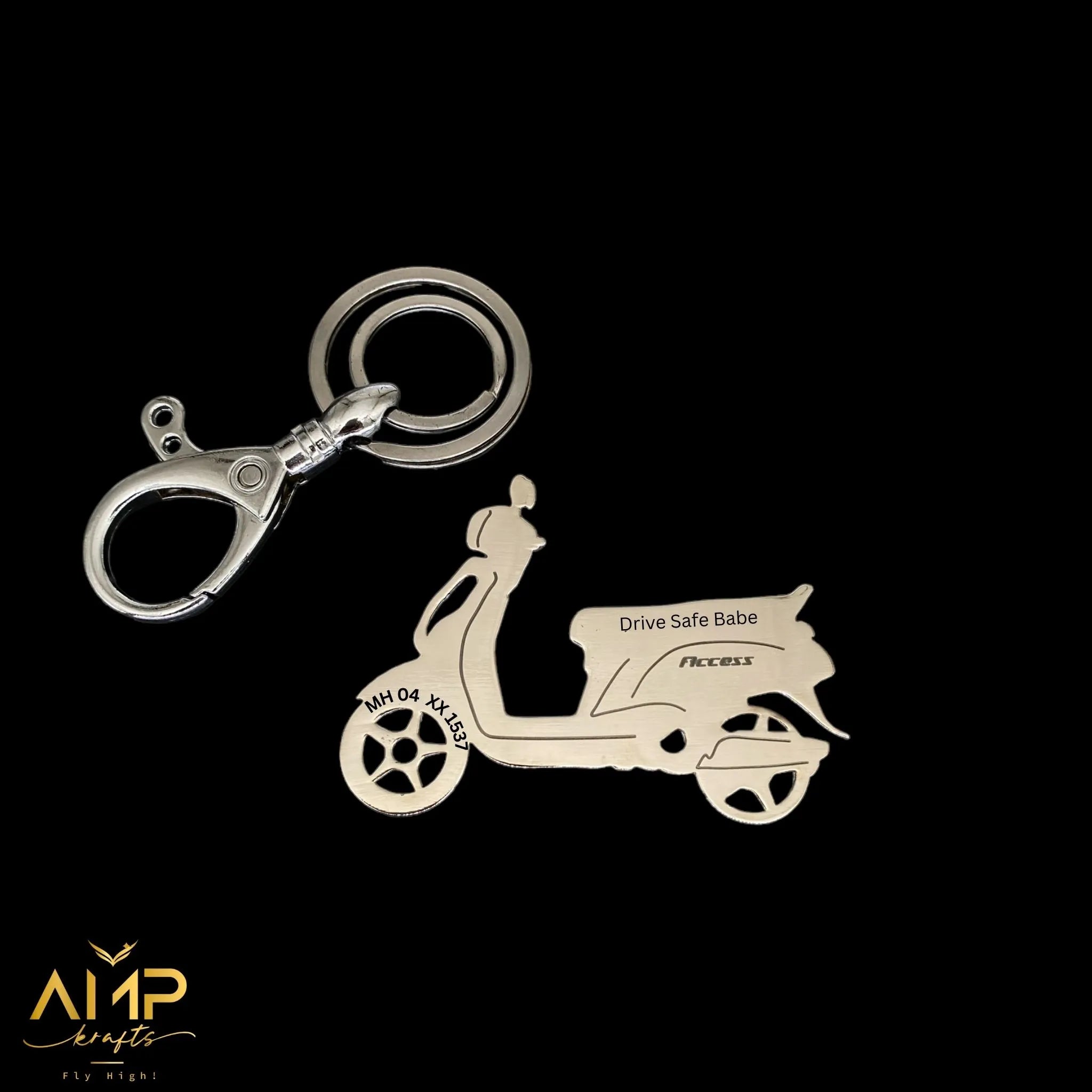 Suzuki Access 125 New Model Keychain - Ampkrafts