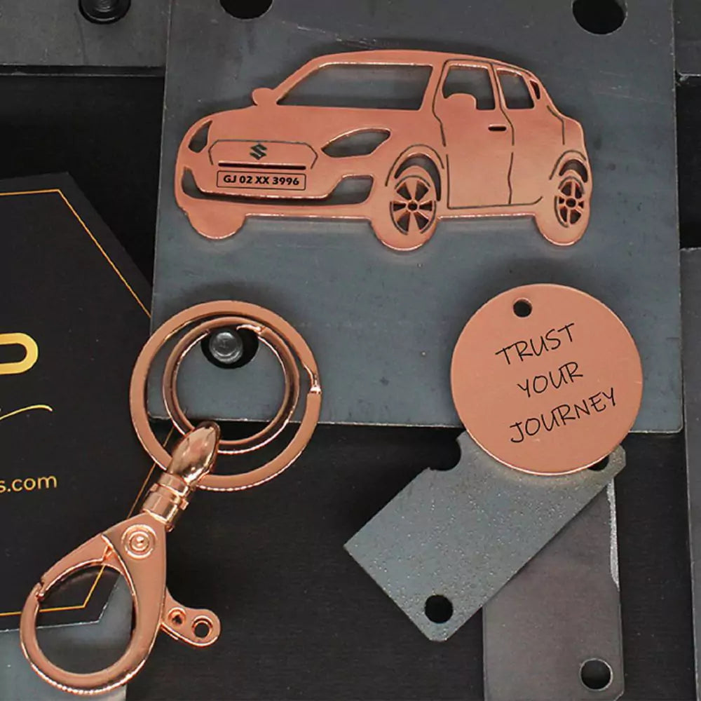 Personalized Swift key tag, useful addition to car keys