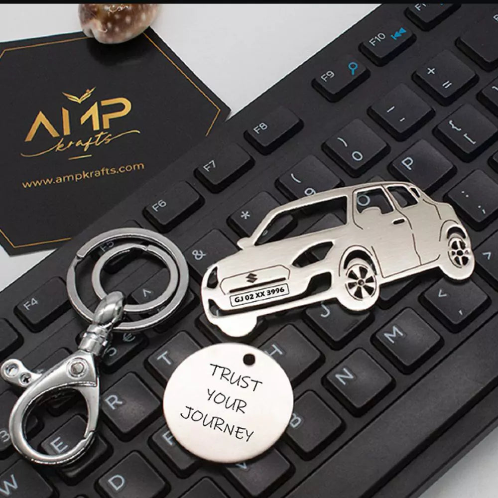 Swift car key accessory, clean design with custom engraving