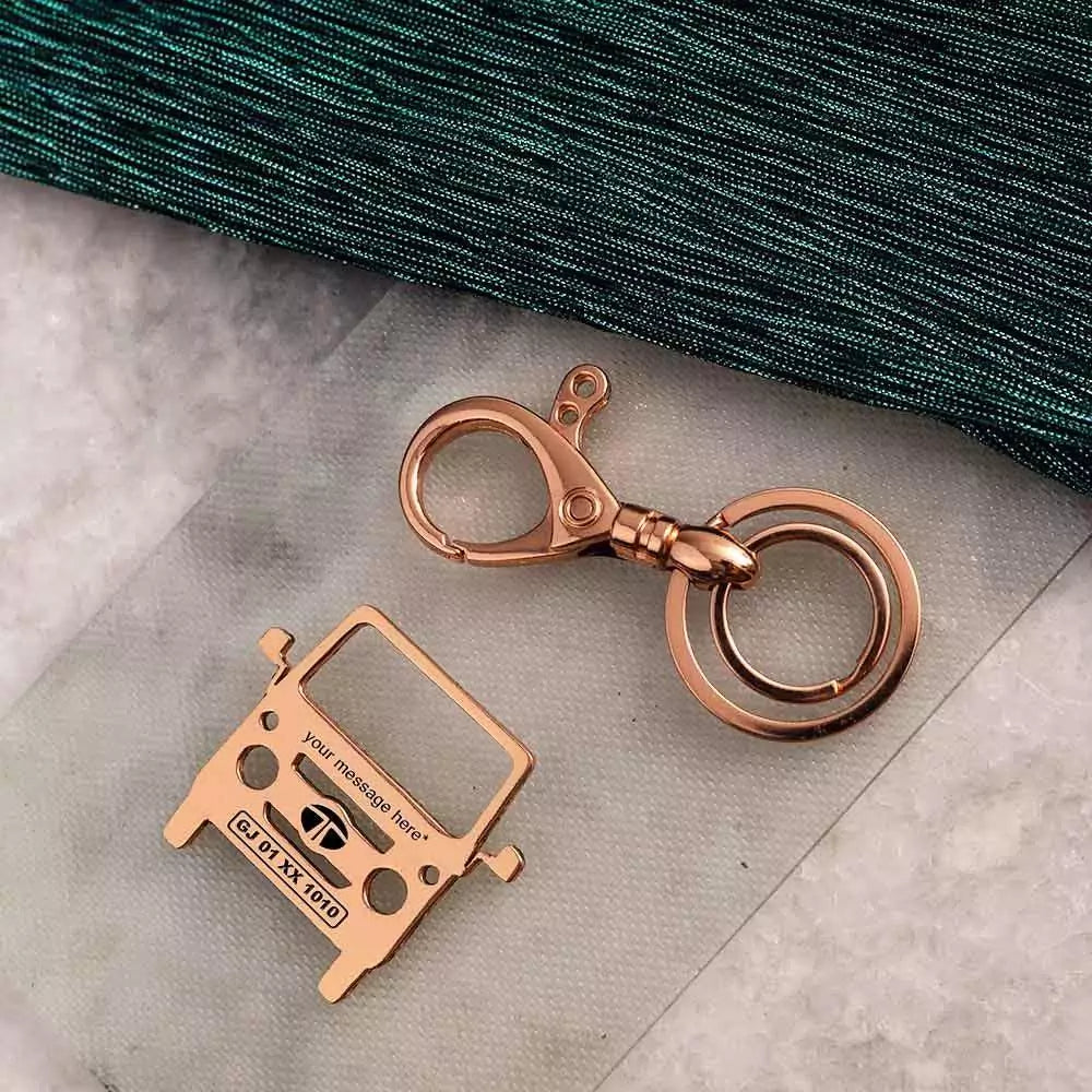Meaningful gift for hardworking drivers, Tata ACE personalized keychain