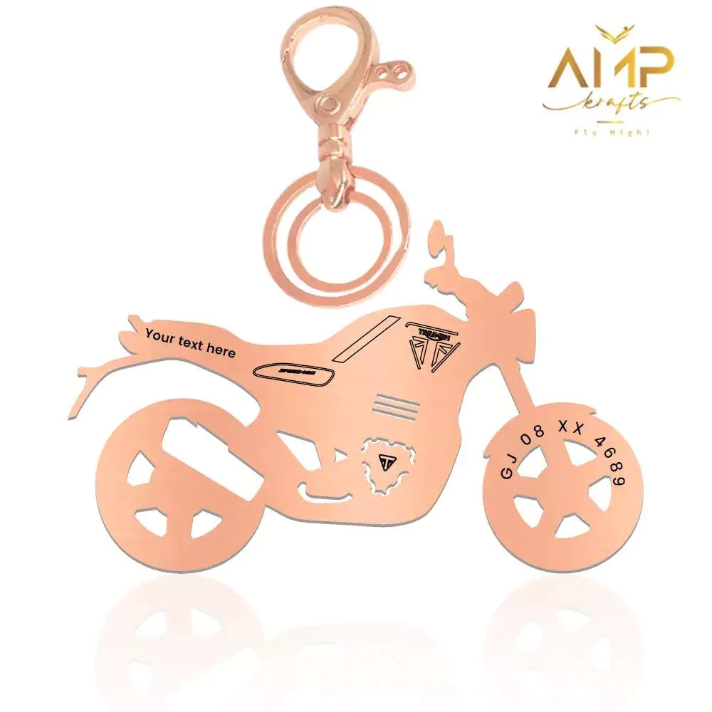 Triumph Scrambler 400X Keychain