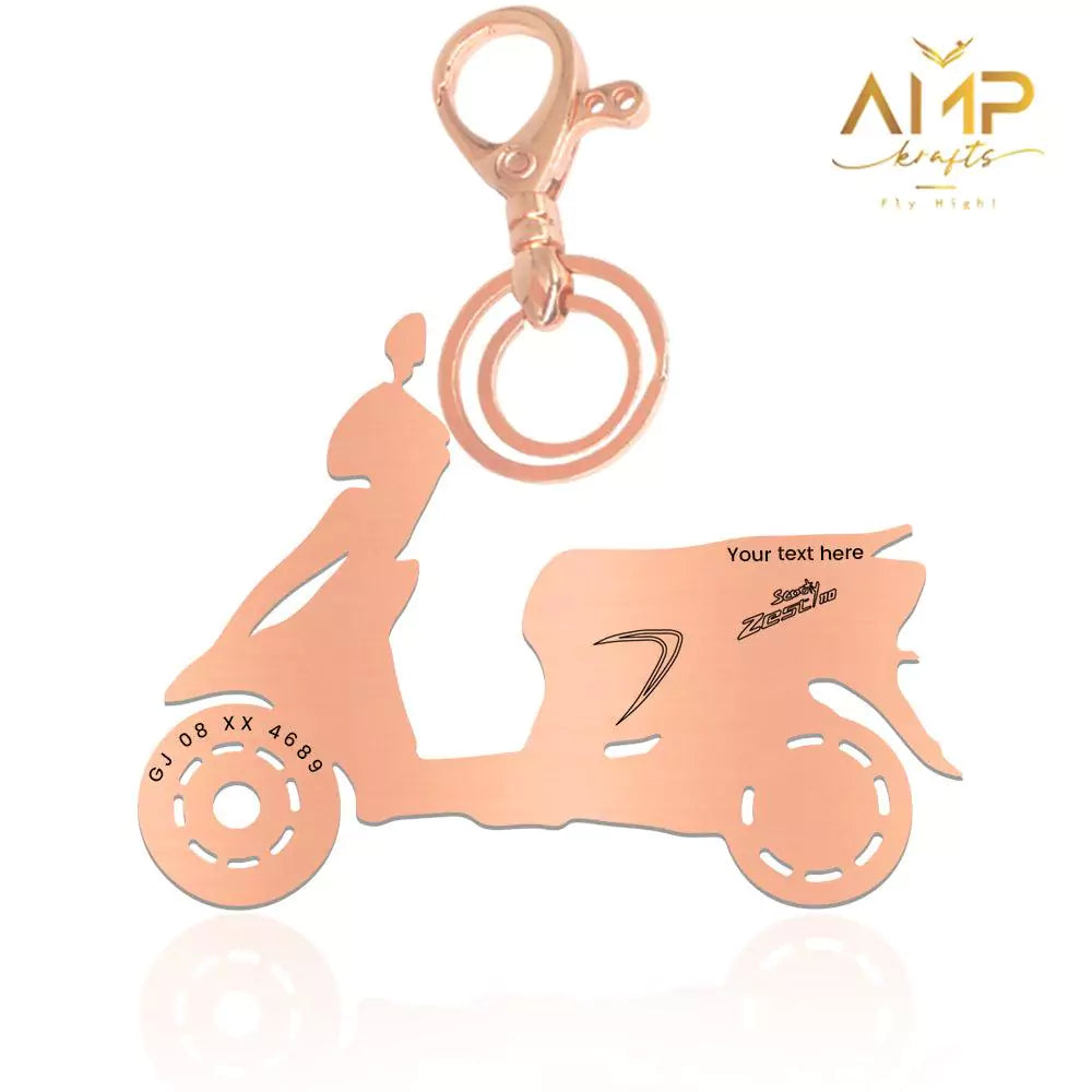 Custom name Zest 110 keyring birthday gift idea