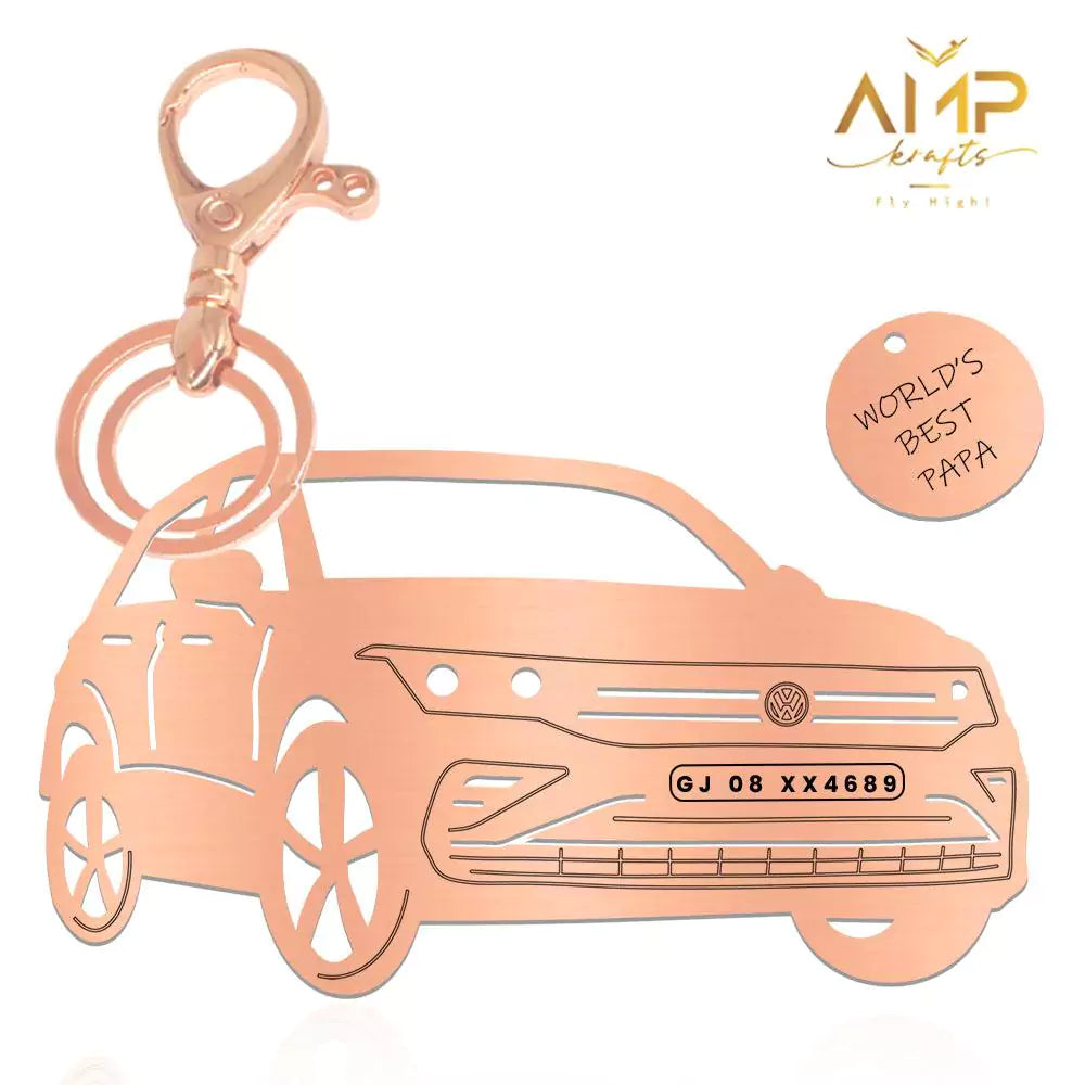 Personalized VW Tiguan keychain for meaningful moments