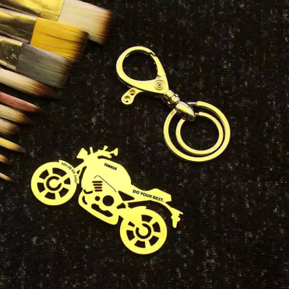 Name engraved bike key accessory for Yamaha XSR 900