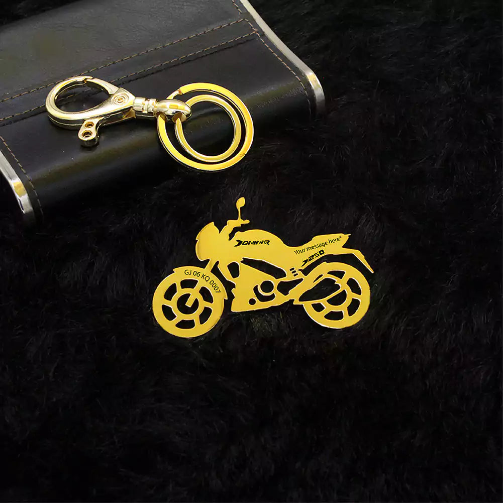 Bajaj | Personalized Bike Keychain