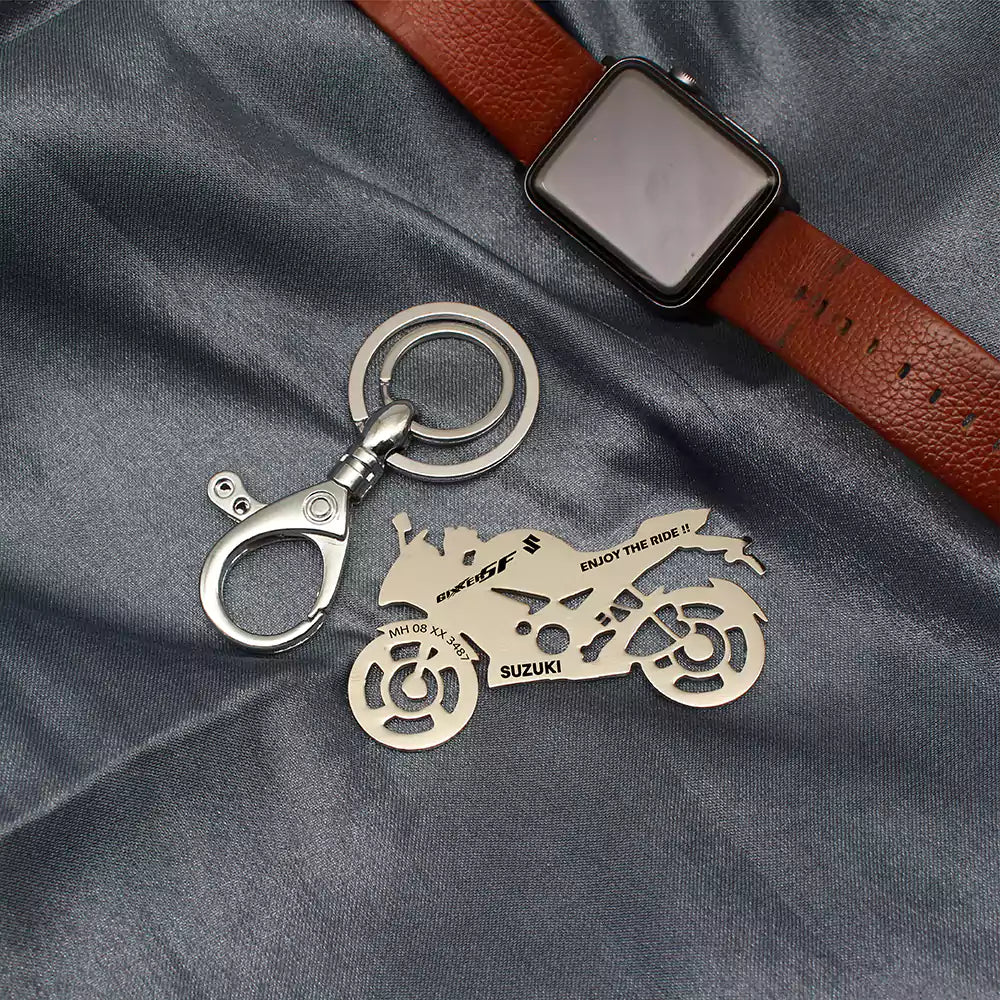 Suzuki  | Personalized Bike Keychain