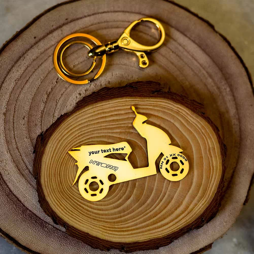 TVS | Personalized Bike Keychain