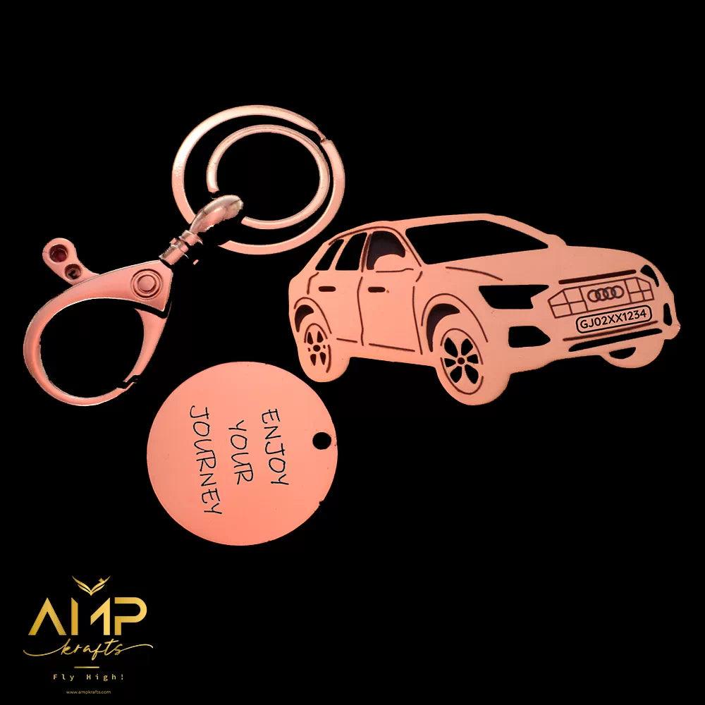 Audi Q8 (2021) Keychain - Ampkrafts