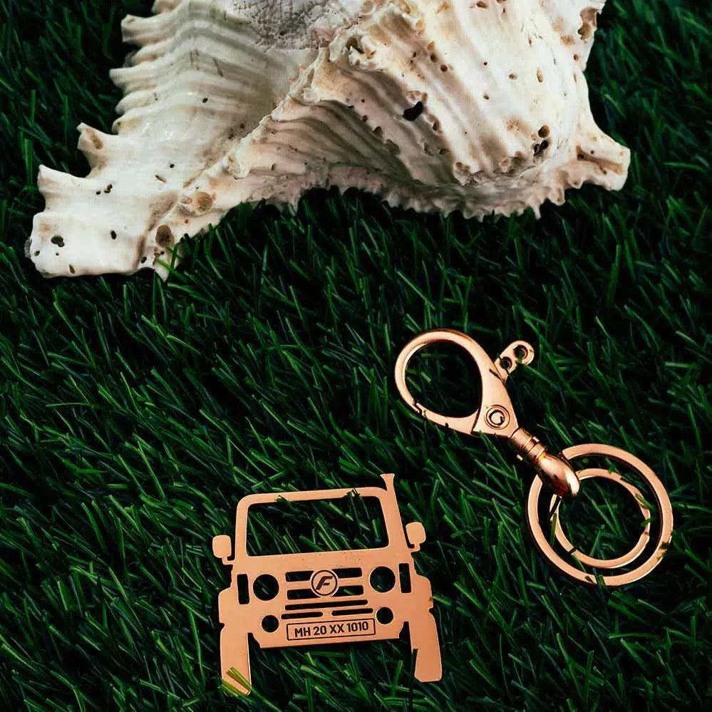 Force Gurkha name keychain made for adventure drives