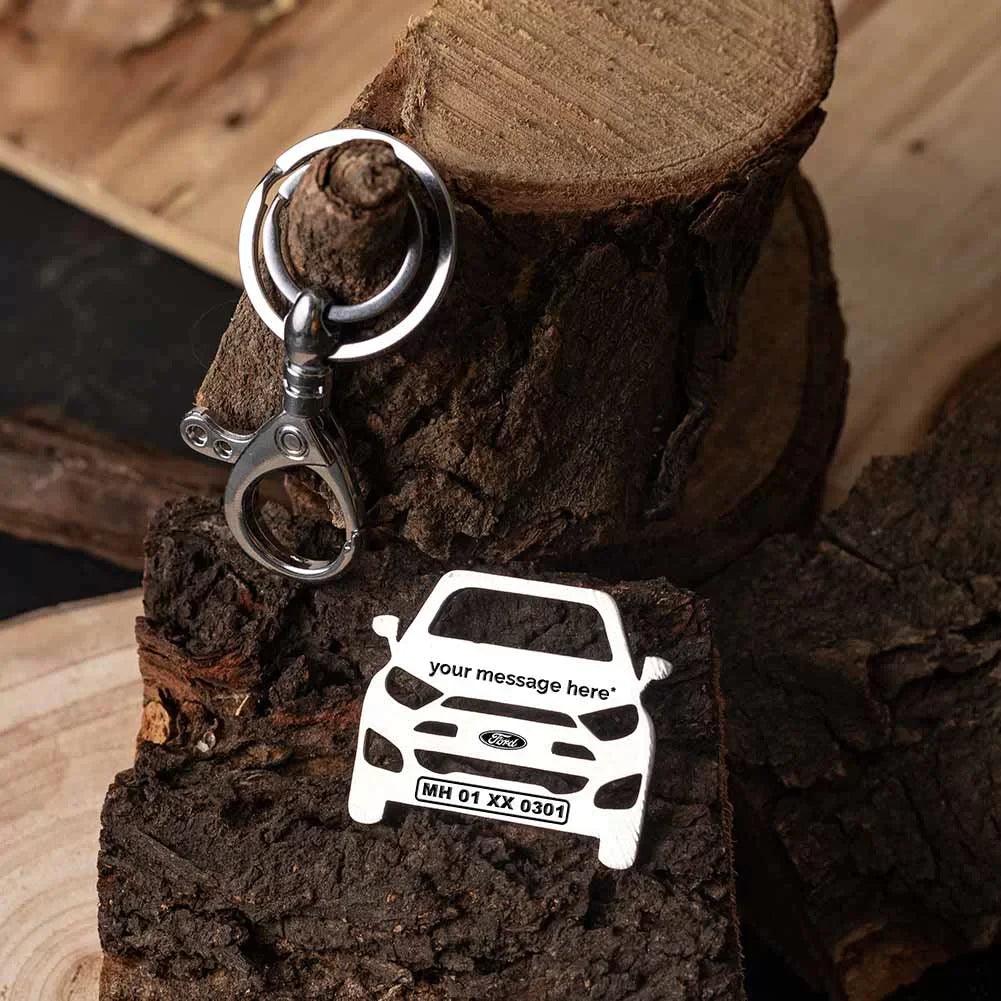 Personalized Ford Ecosport Keychain - ampkrafts 