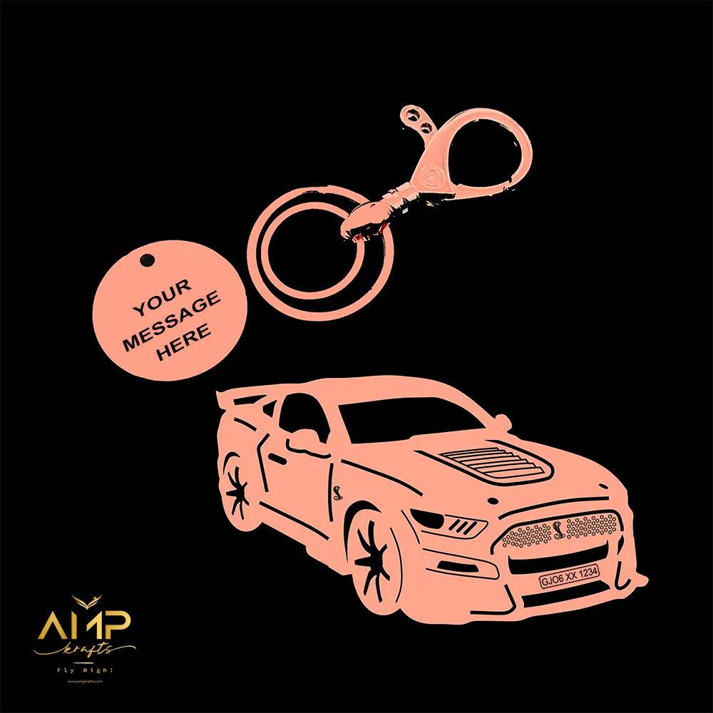 Custom Mustang keychain, bold everyday carry for iconic rides
