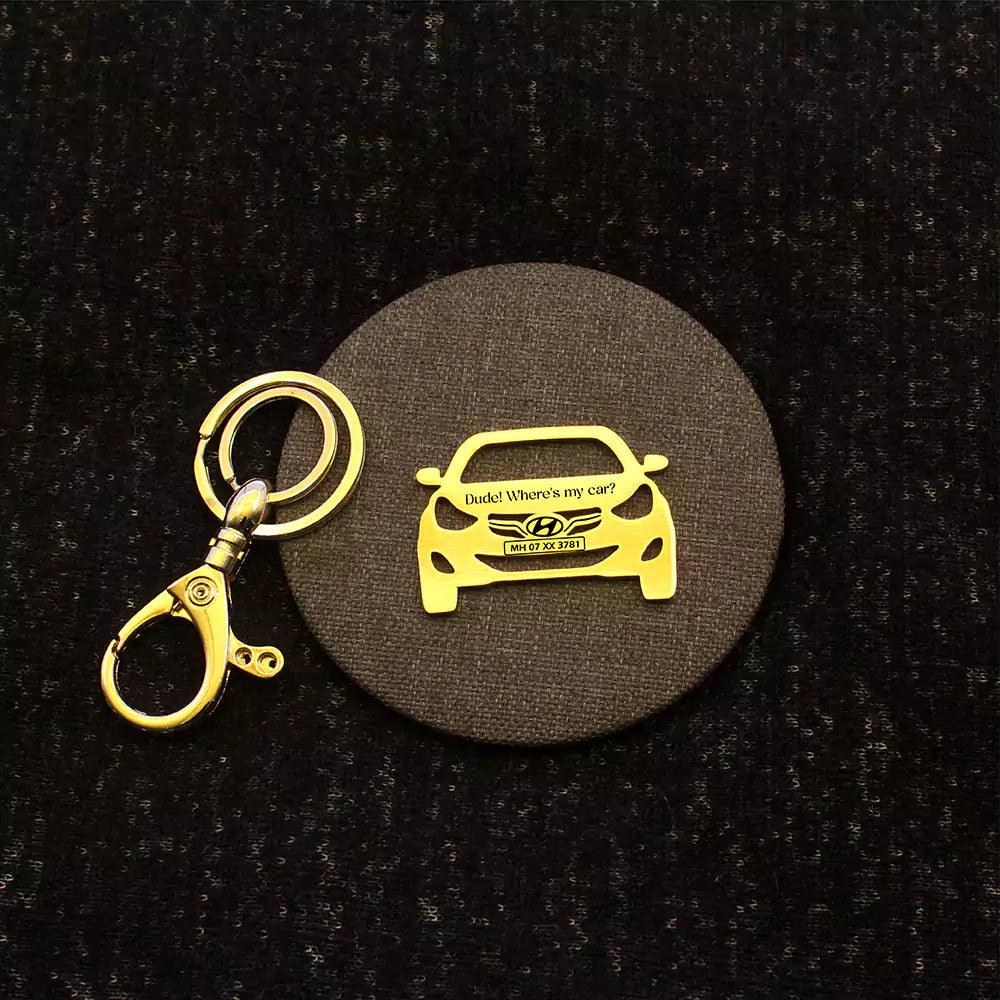 Personalised Hyundai Elantra Car Keychain – Amp krafts 