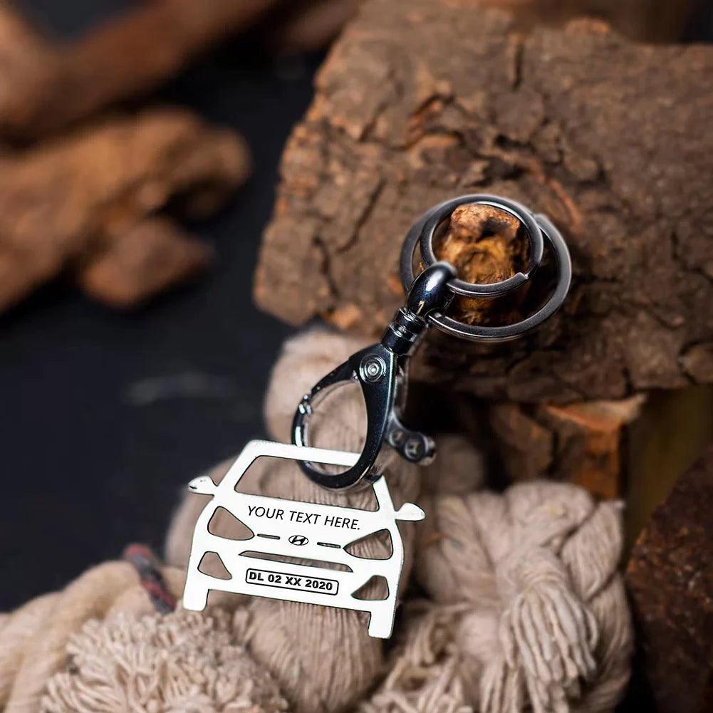 Hyundai i10 personalized keychain, joyful little gift for daily smiles