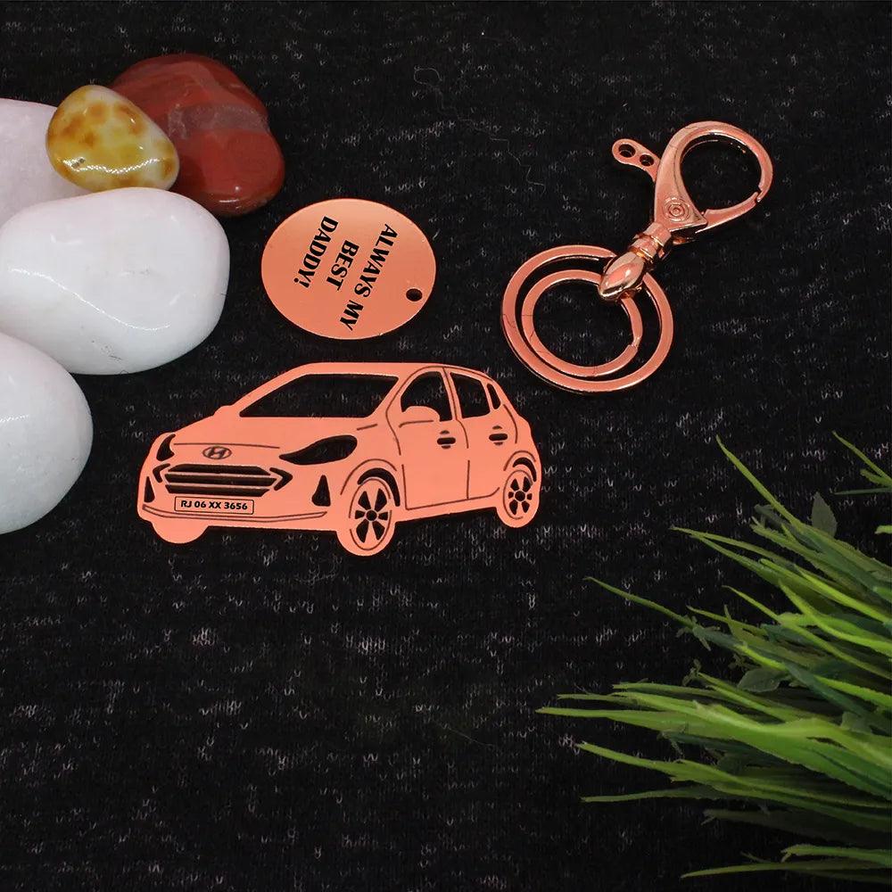 Personalized Hyundai i10 Nios Keychain