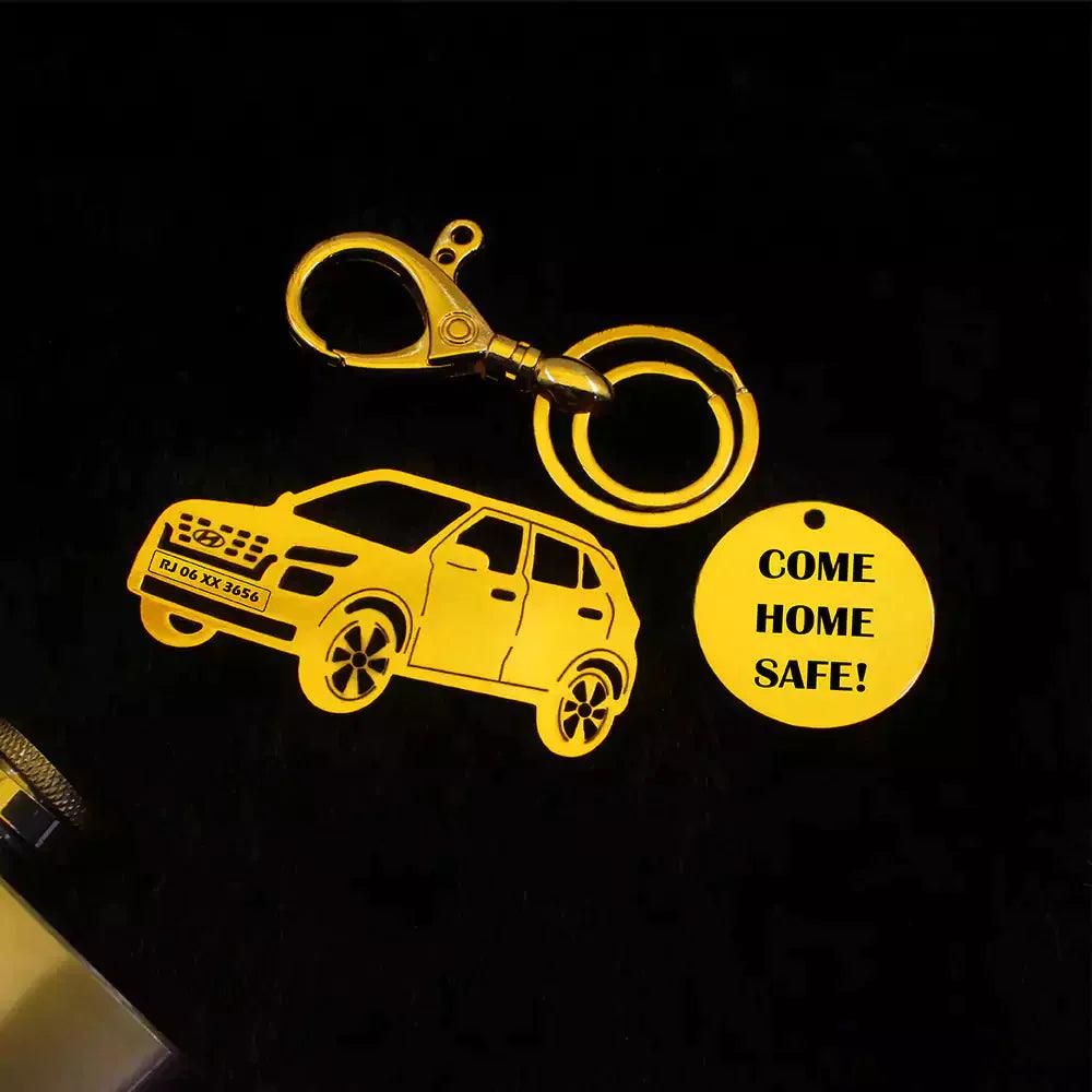 Buy Metal Keyring Keychain For Hyundai Cars Creta Venue Grand i10 i20   verna