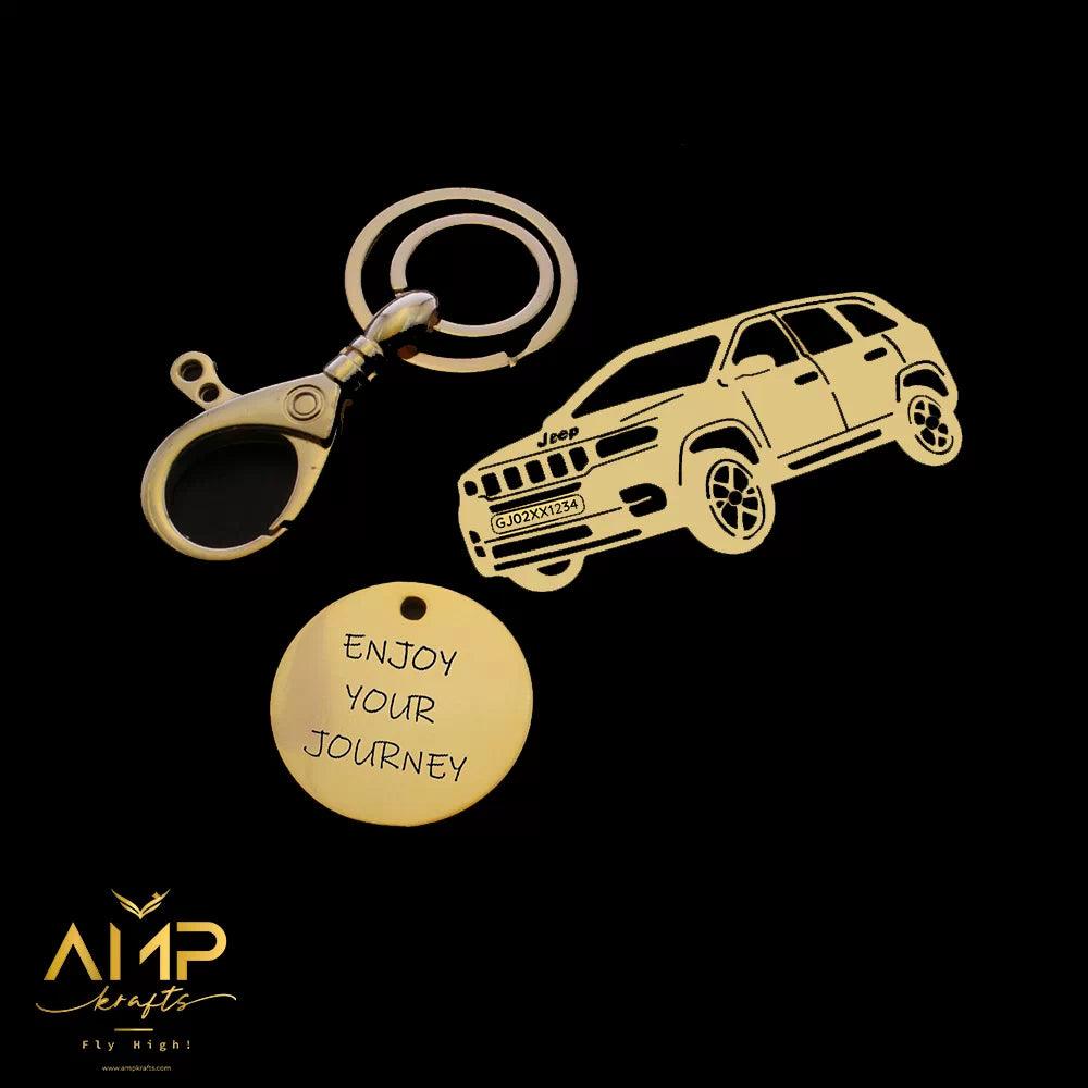 Jeep Meridian key accessory, relationship gift for adventure lovers