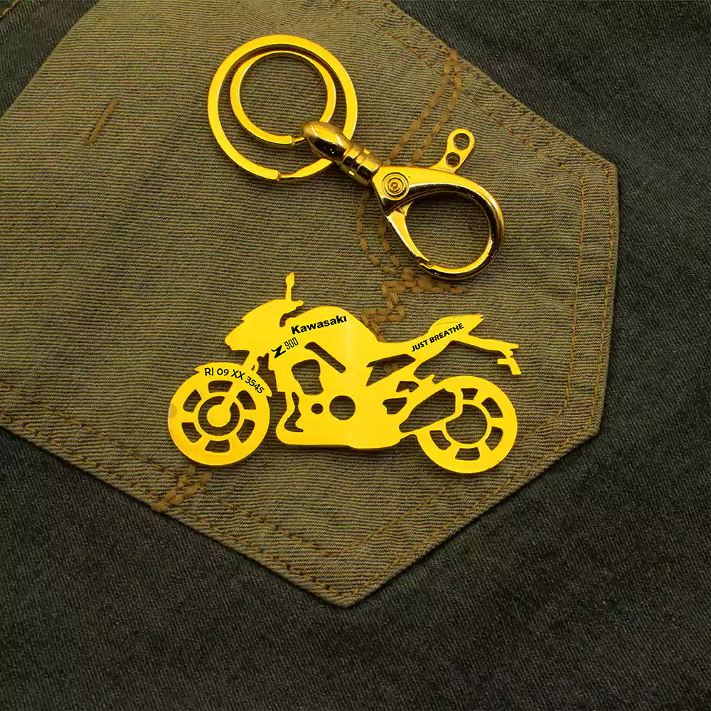 Kawasaki | Personalized Bike Keychain