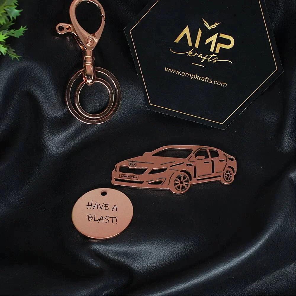 kia optima car keychain , personalised optima keychain