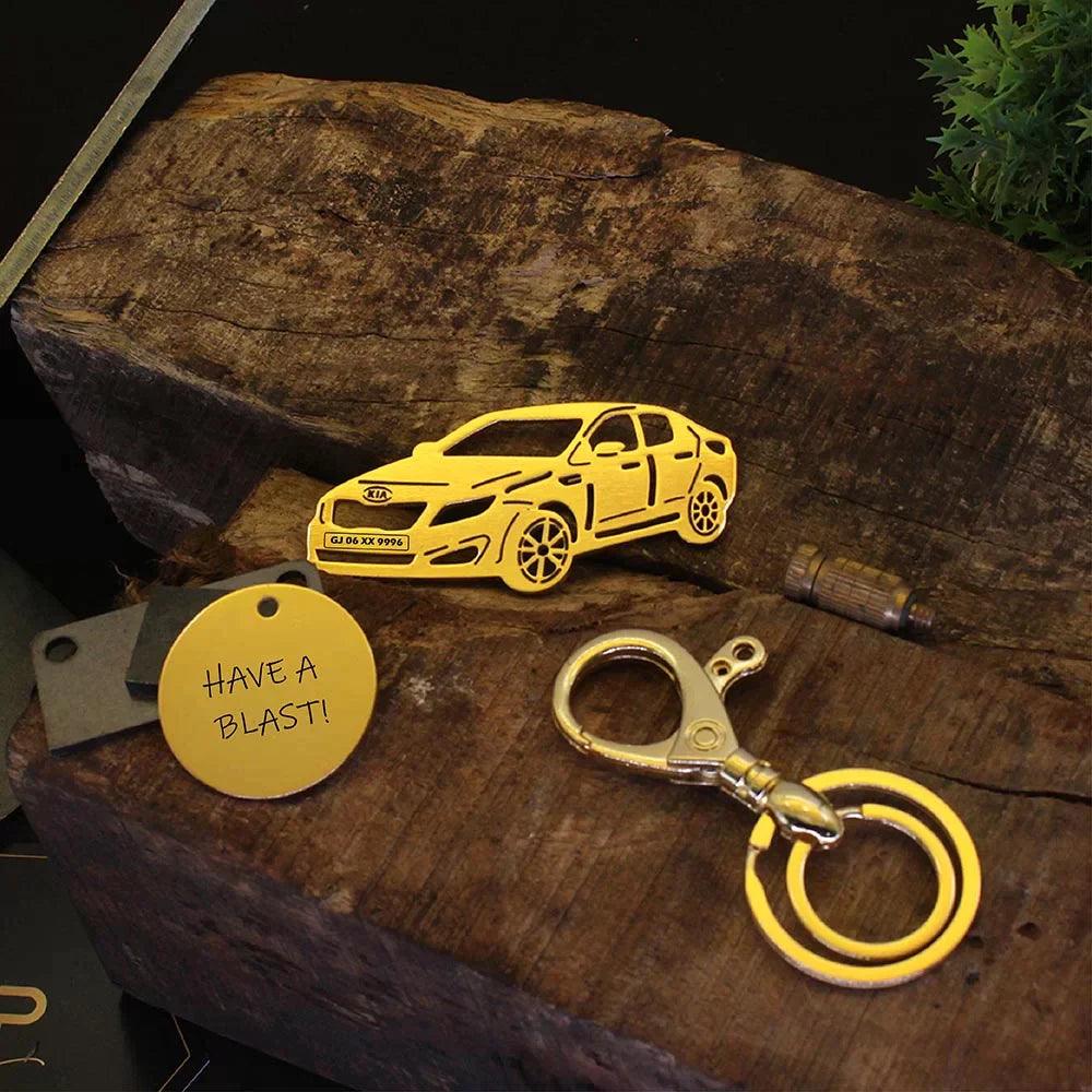 kia optima car keychain , personalised optima keychain