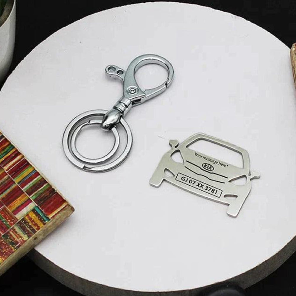 Kia RIO personalized keychain, sleek accessory for daily drives