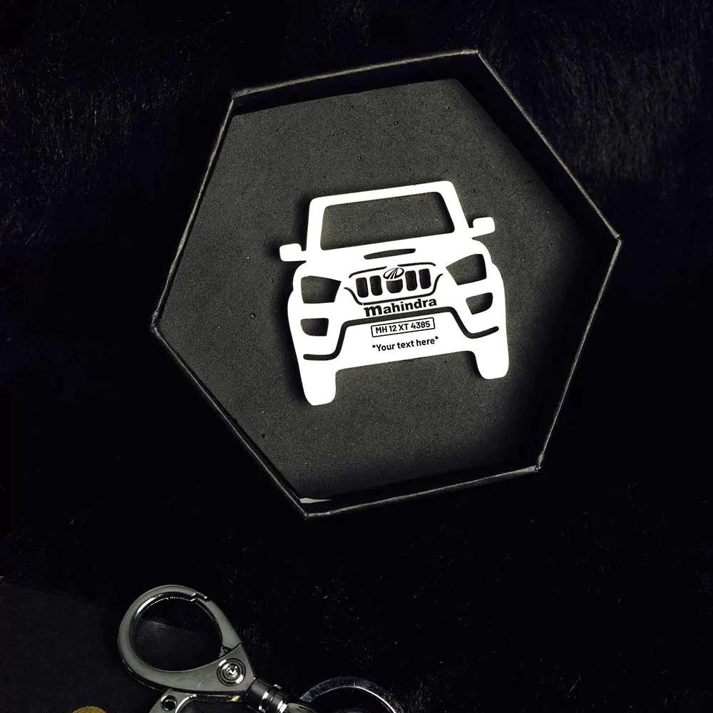 Mahindra Scorpio S11 car keychain – perfect gift for SUV lovers